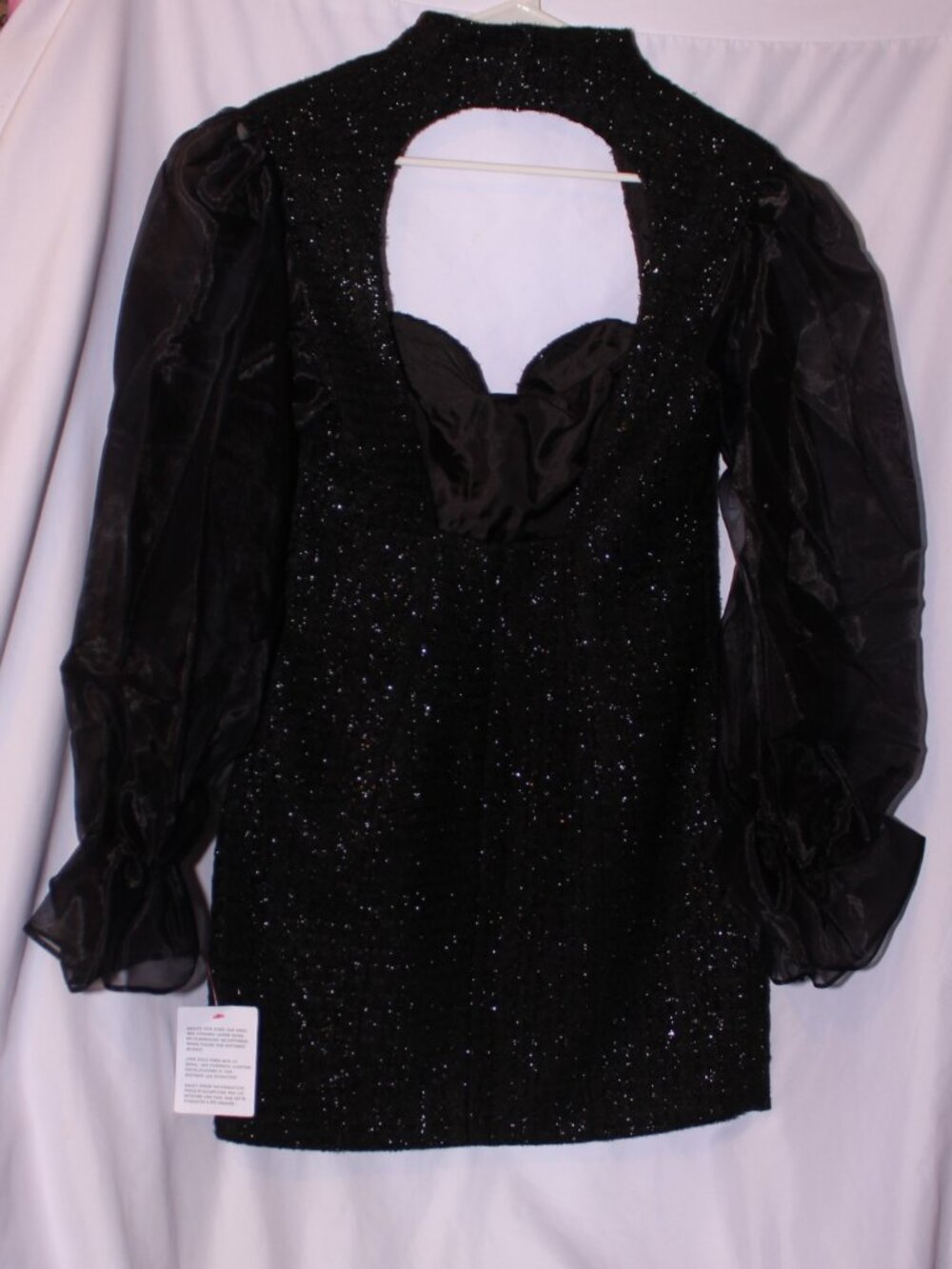 NWT ASOS Luxe Tweed Dress Size 6 - Picture 10 of 11